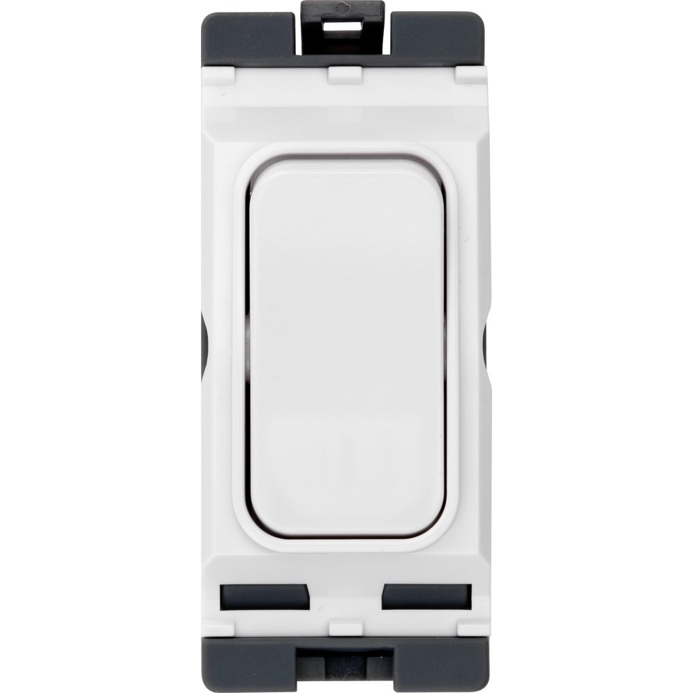 White 20A Emerg Key Grid Switch